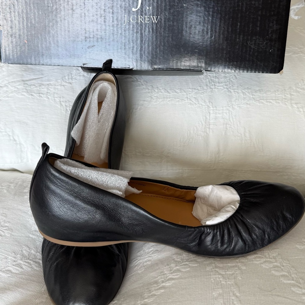 J. Crew Women's Classic Black Flats - Picture 2 of 12
